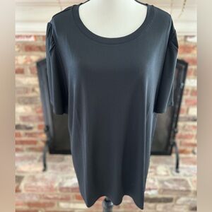 Jaclyn Smith Short Sleeve Ribbed Top NEW Size 2X